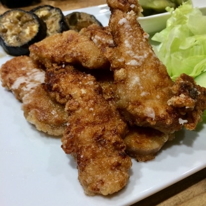 漬け丼の残りで作りました！味が染みててサクサクで美味しかったです！！